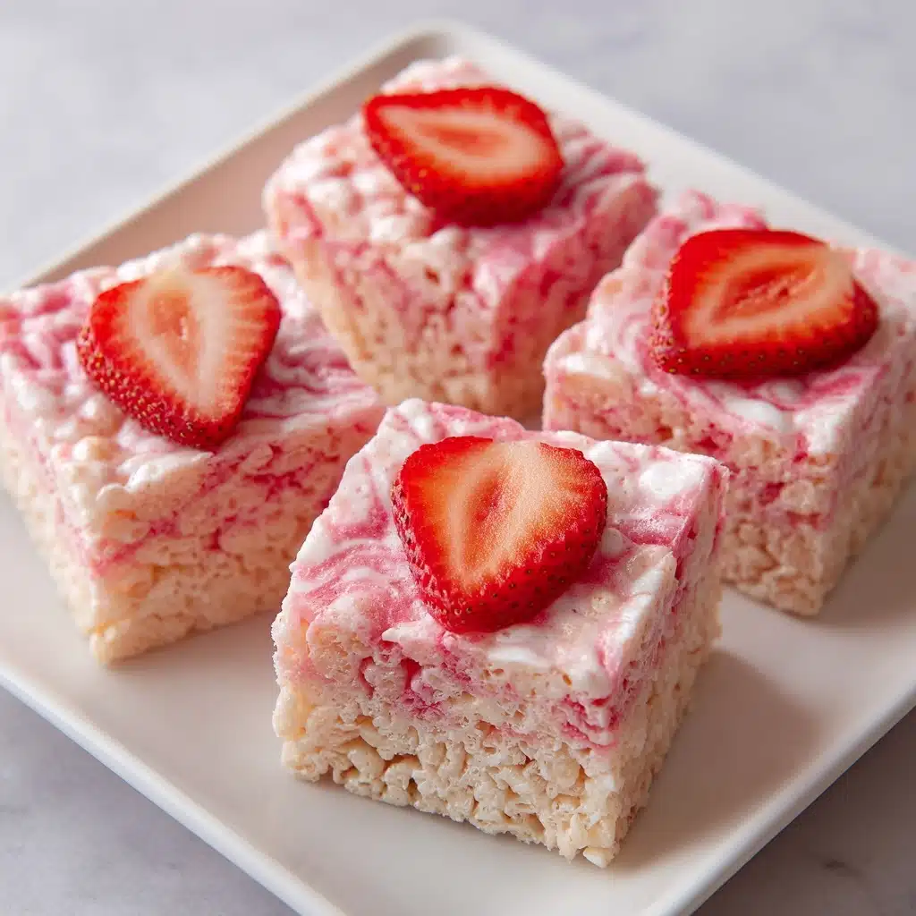 Strawberry Rice Krispie Treats Recipe - Recipe Image
