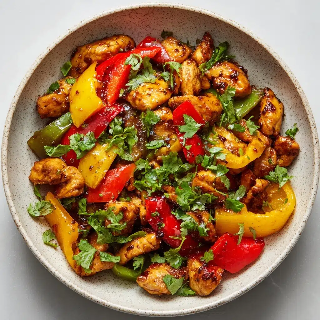 Jalapeño Chicken with Bell Peppers Recipe - Recipe Image
