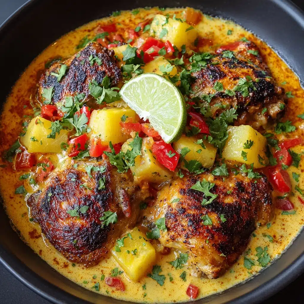 Spicy Brazilian Coconut Chicken Recipe - Recipe Image