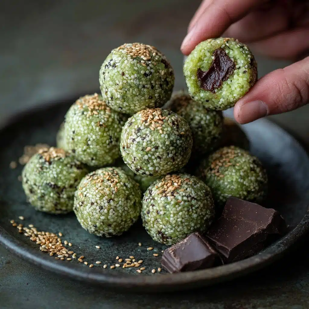 Mint Chocolate Chip Protein Balls Recipe - Recipe Image
