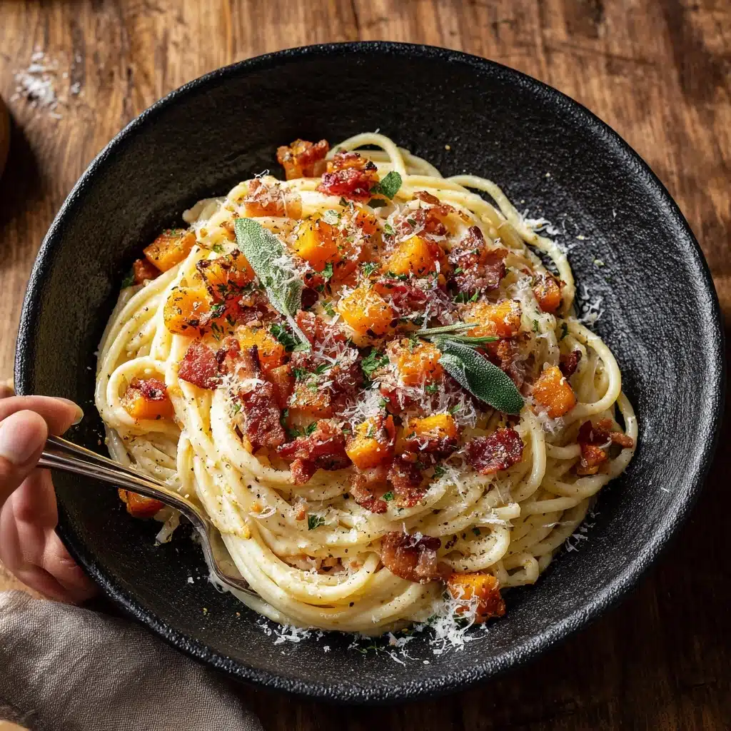 Savory Roasted Butternut Squash and Sage Pasta Recipe - Recipe Image