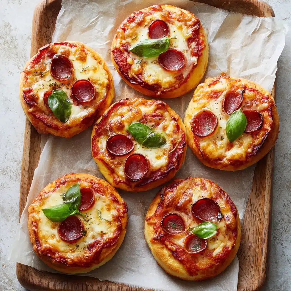 Pepperoni Mini Pizzas Recipe - Recipe Image