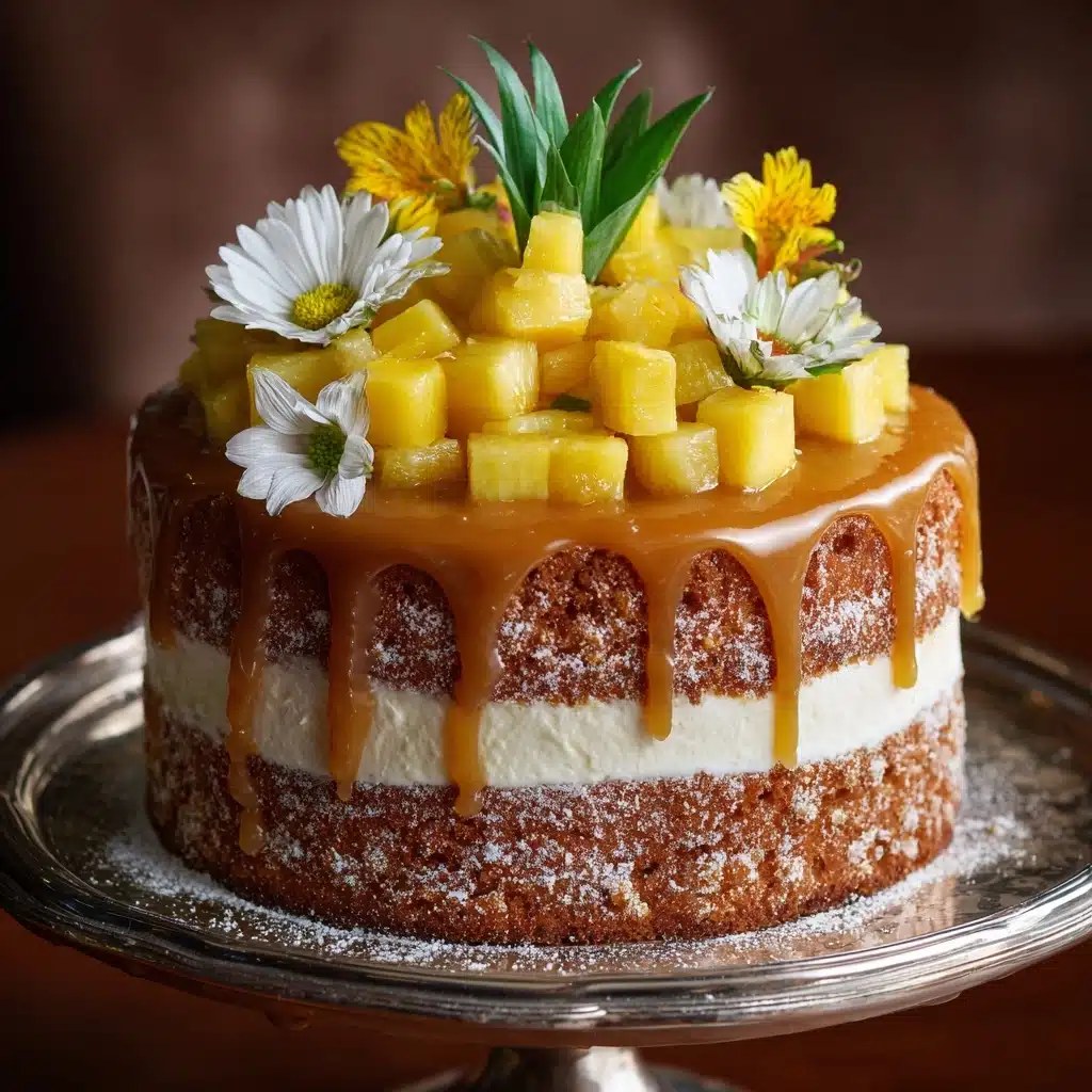 Juicy Pineapple Heaven Cake Recipe - Recipe Image