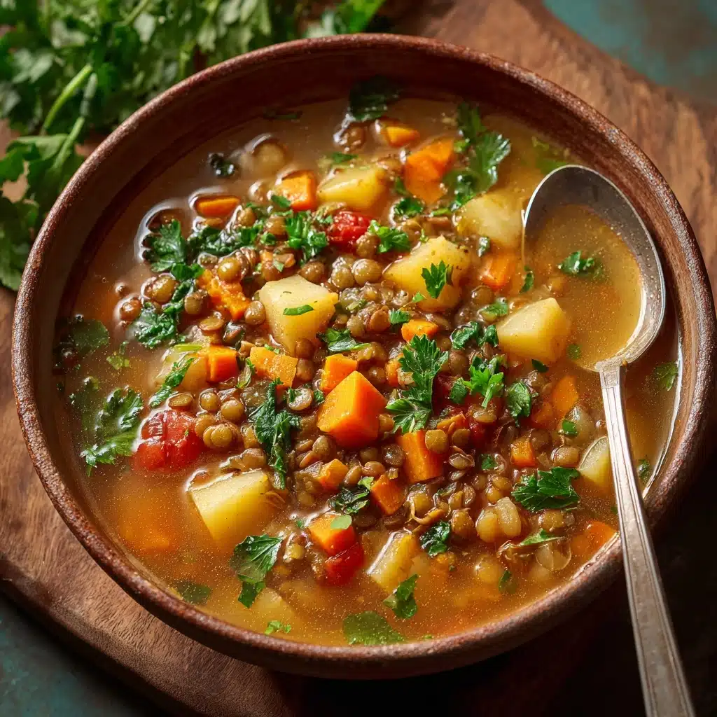 One Pot Turkey Lentil Soup Recipe - Recipe Image