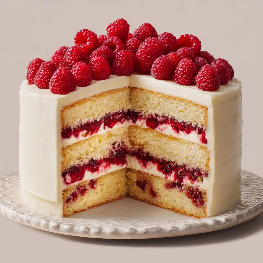 White Chocolate Raspberry Cake Recipe - Recipe Image