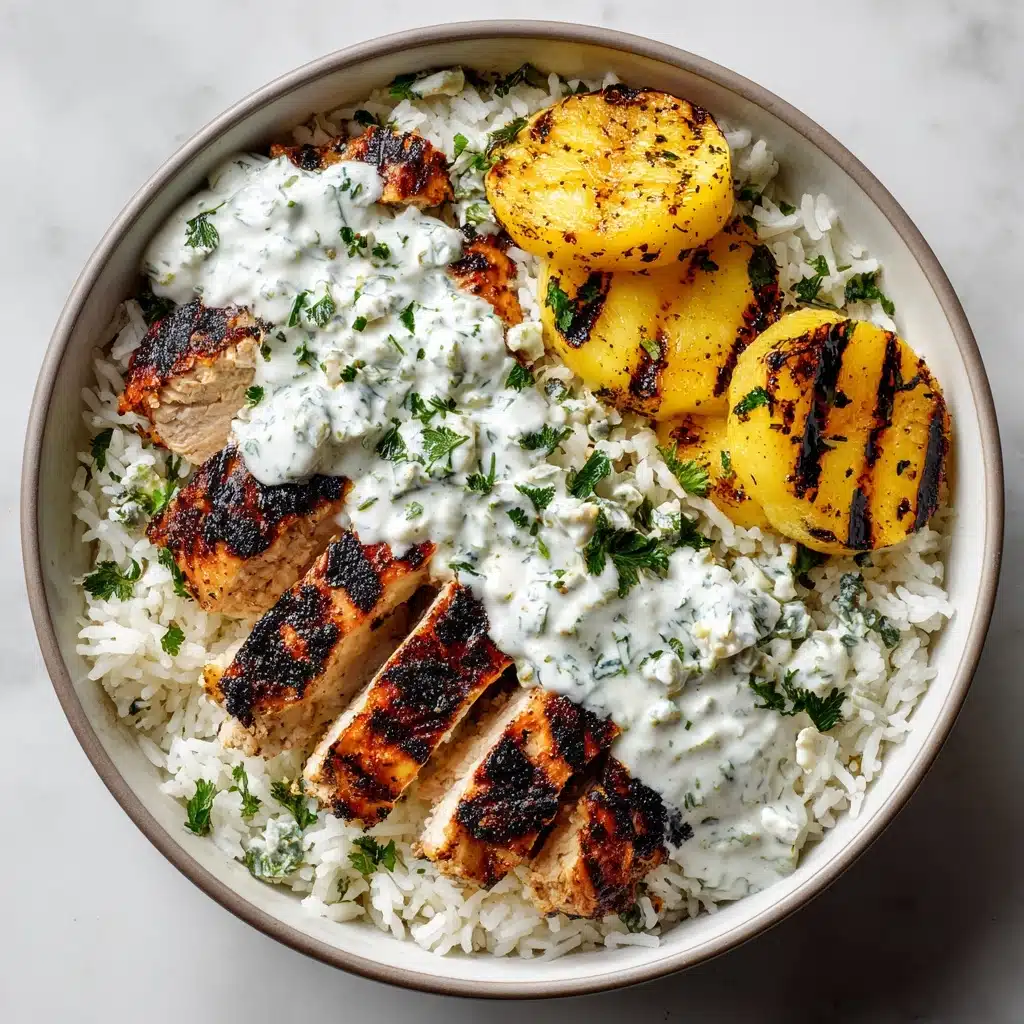 Dump-and-Bake Chicken Tzatziki with Rice Recipe - Recipe Image