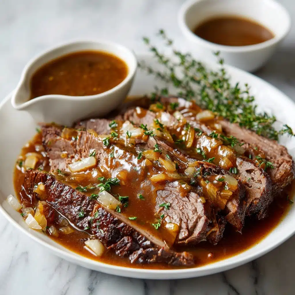 Savory Crock Pot Beef Brisket Recipe - Recipe Image