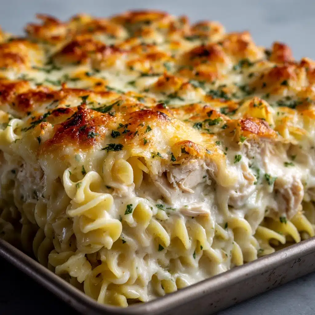 Cheesy Chicken Noodle Casserole Recipe - Recipe Image