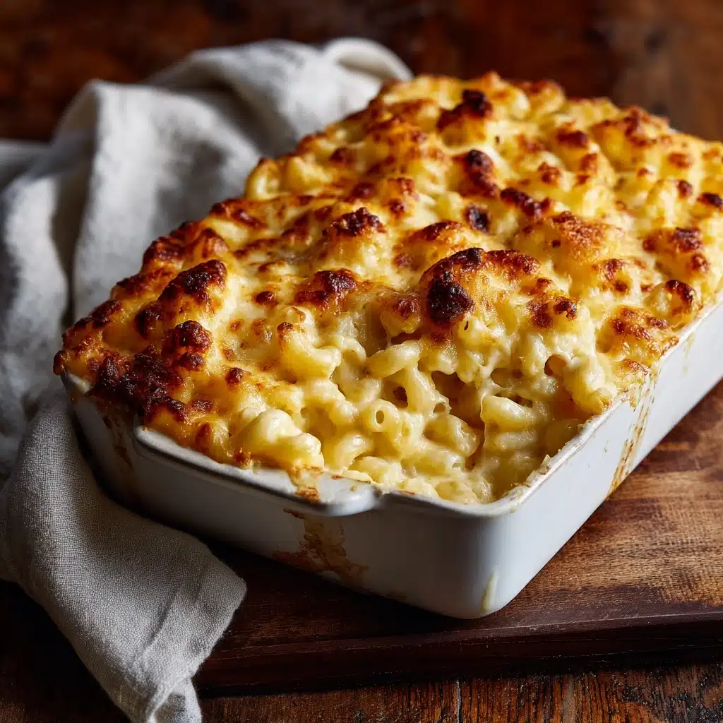 Southern Baked Macaroni and Cheese Soul Food Style Recipe - Recipe Image