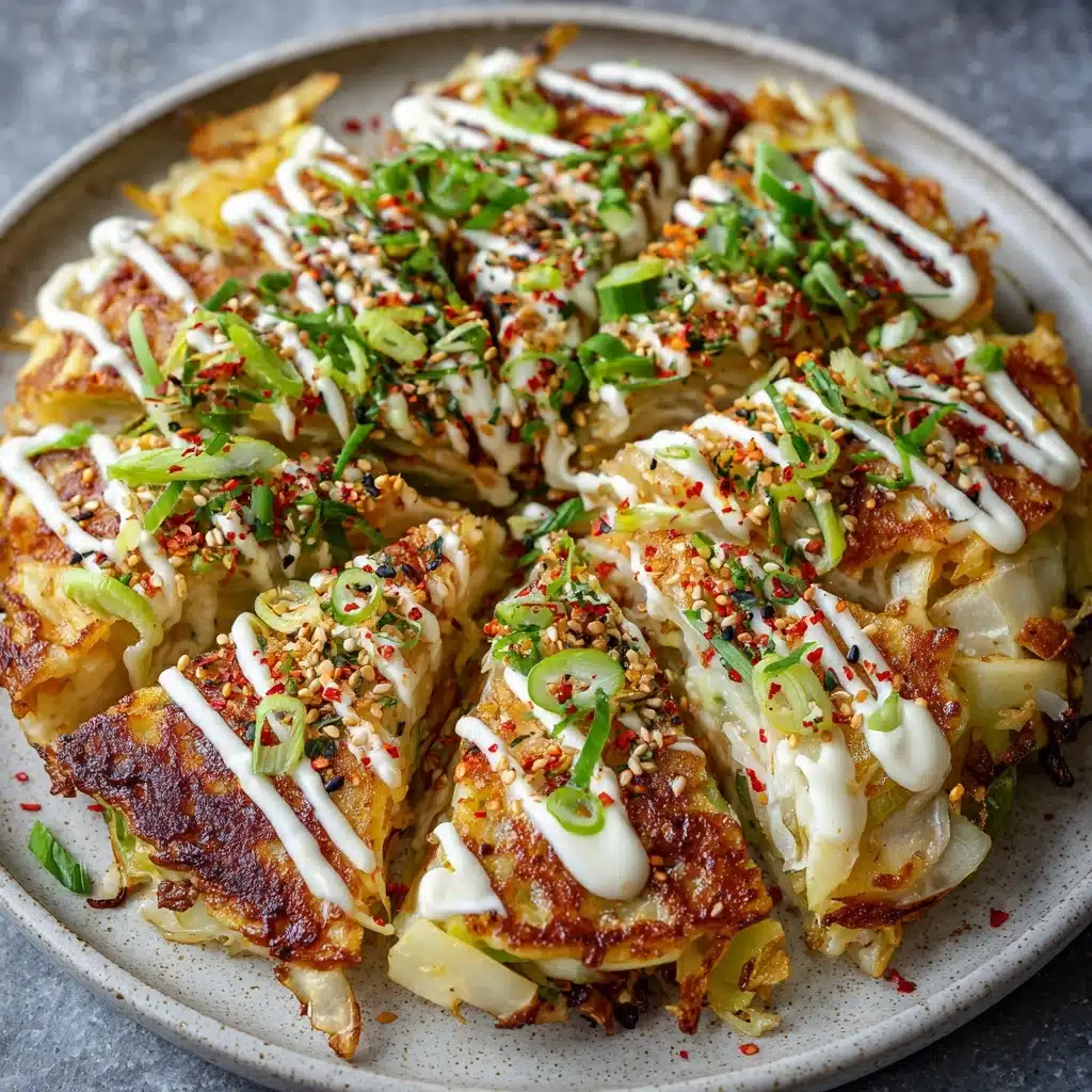 Okonomiyaki: Japanese Cabbage Pancake Recipe - Recipe Image
