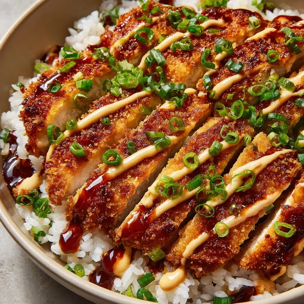 Japanese Katsu Bowls with Tonkatsu Sauce Recipe - Recipe Image
