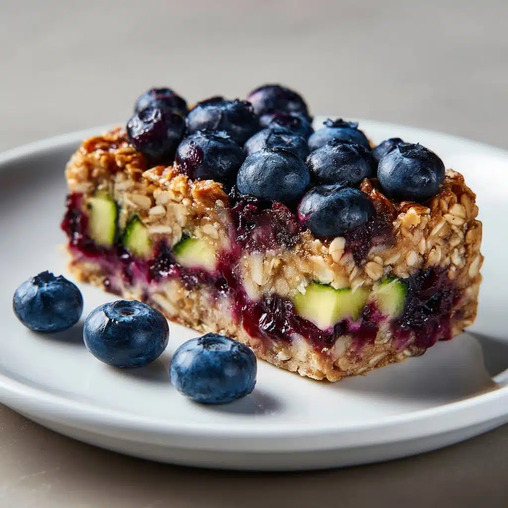 Zucchini Blueberry Baked Oatmeal Recipe