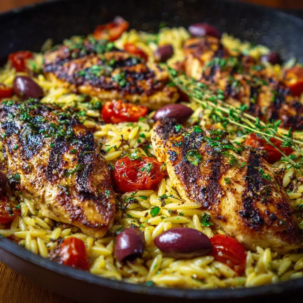 Delicious Mediterranean Chicken with Orzo Recipe