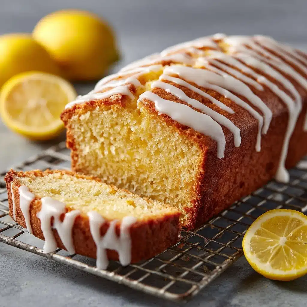 Healthy Greek Yogurt Lemon Loaf Cake Recipe - Recipe Image