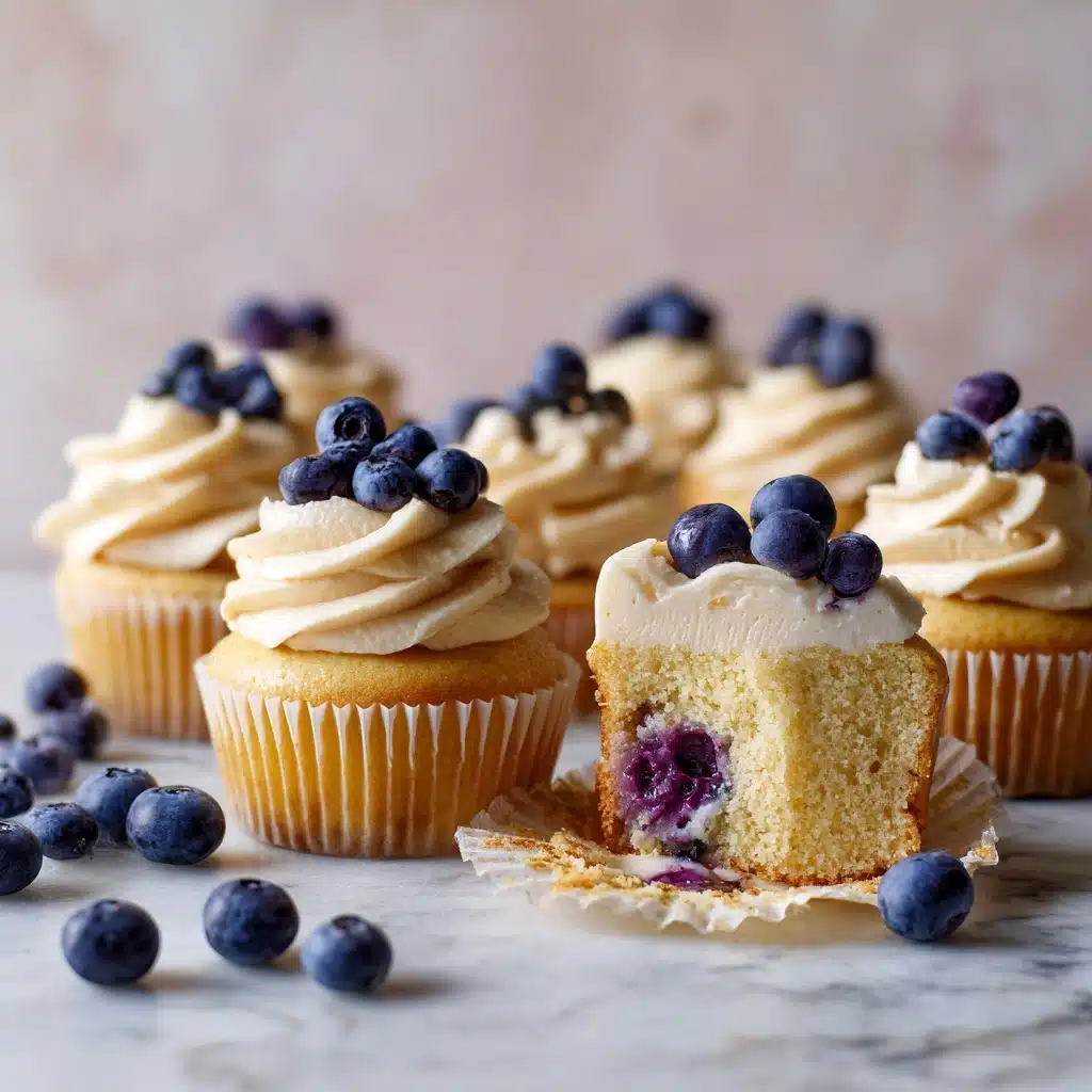 Lemon Blueberry Cupcakes Recipe - Recipe Image