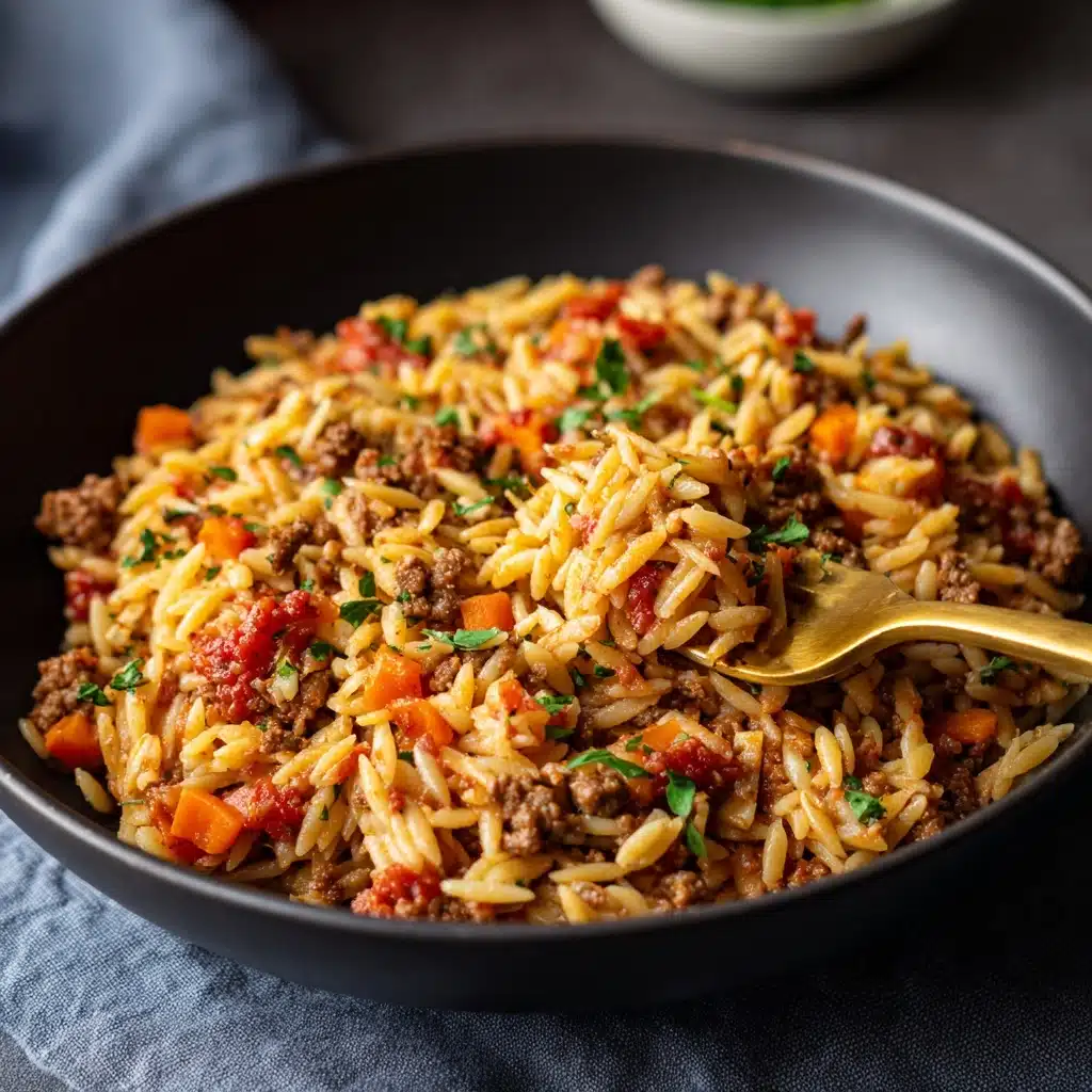 One-Pot Orzo Bolognese Recipe - Recipe Image