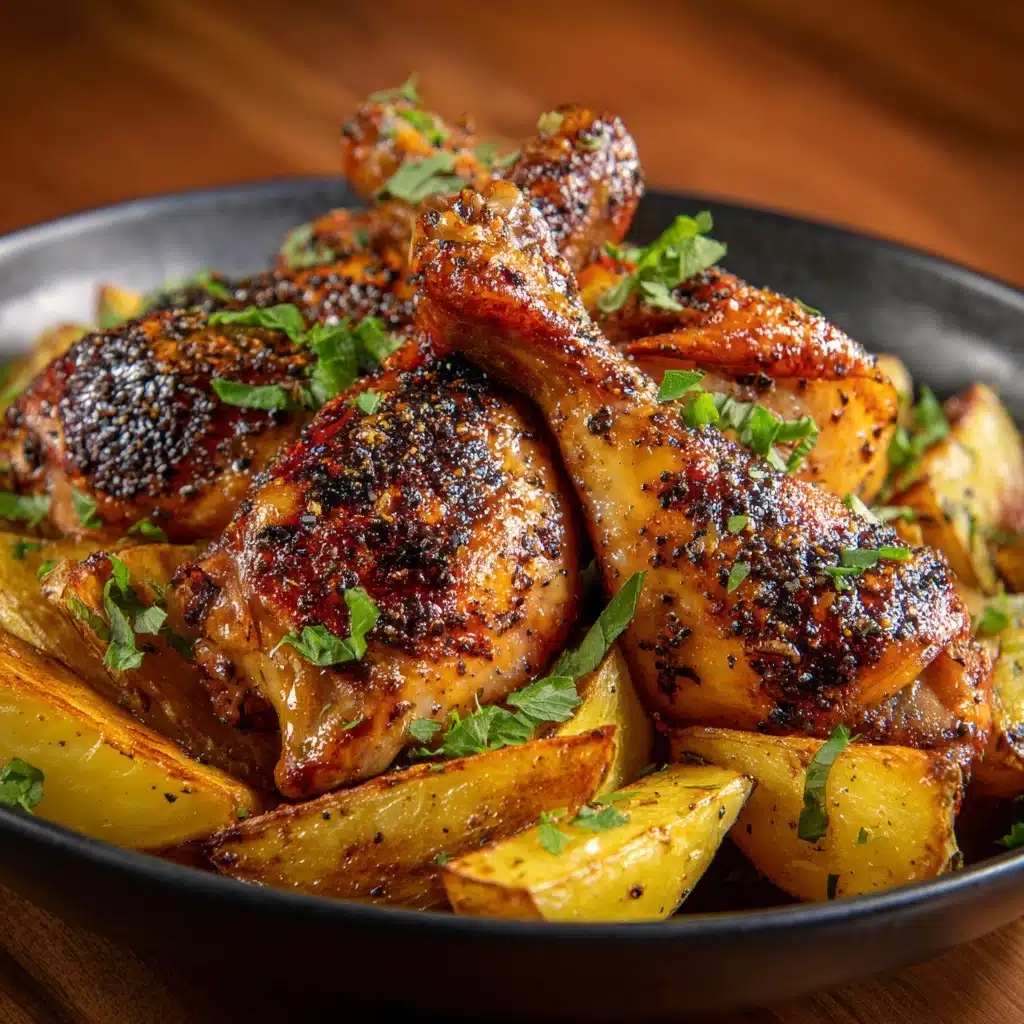 Roasted Chicken and Potatoes Recipe - Recipe Image