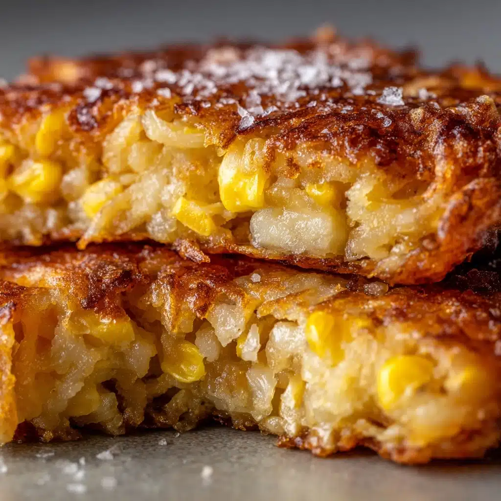 Crispy Cheddar Corn Potato Fritters Recipe - Recipe Image