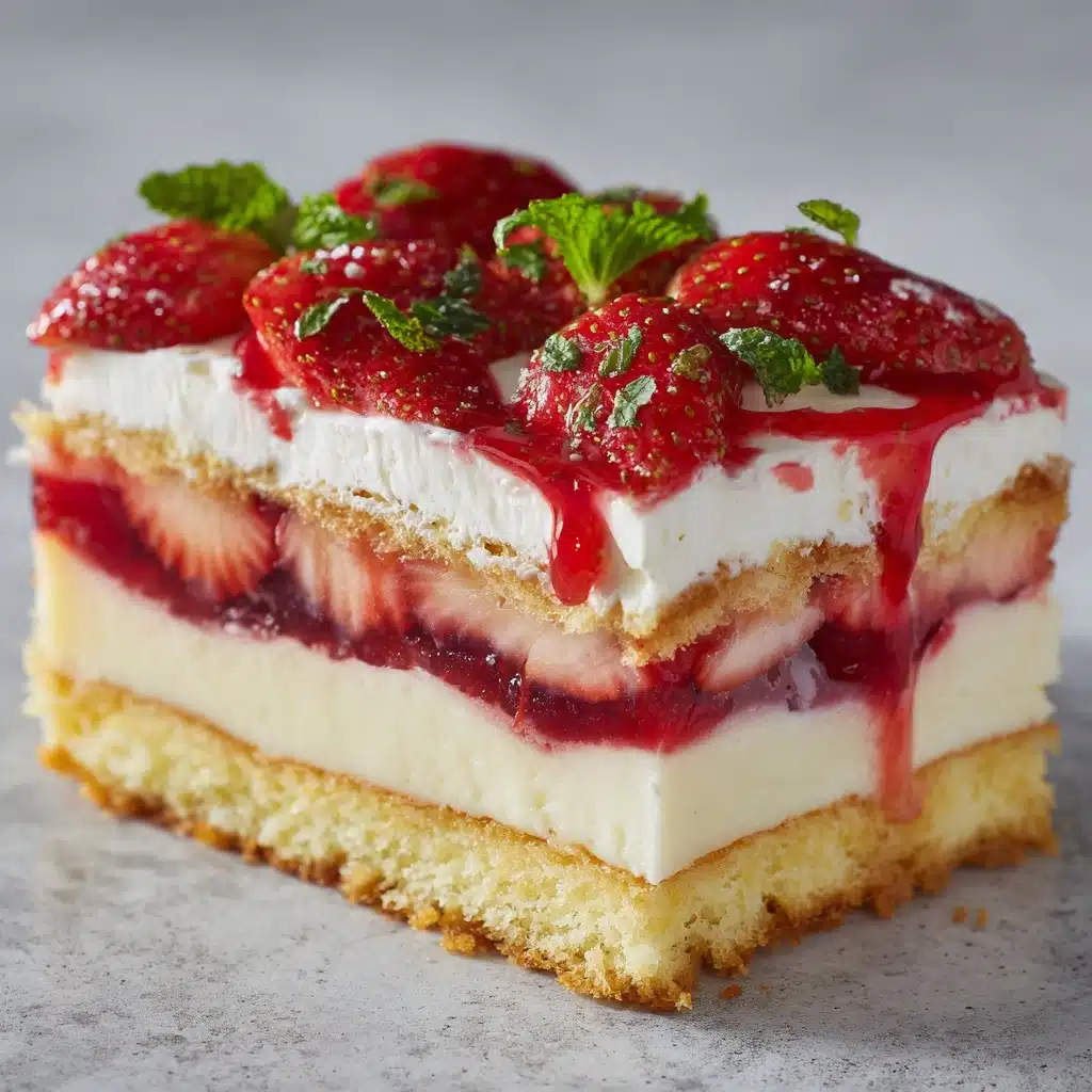 Strawberry Éclair Cake Recipe - Recipe Image