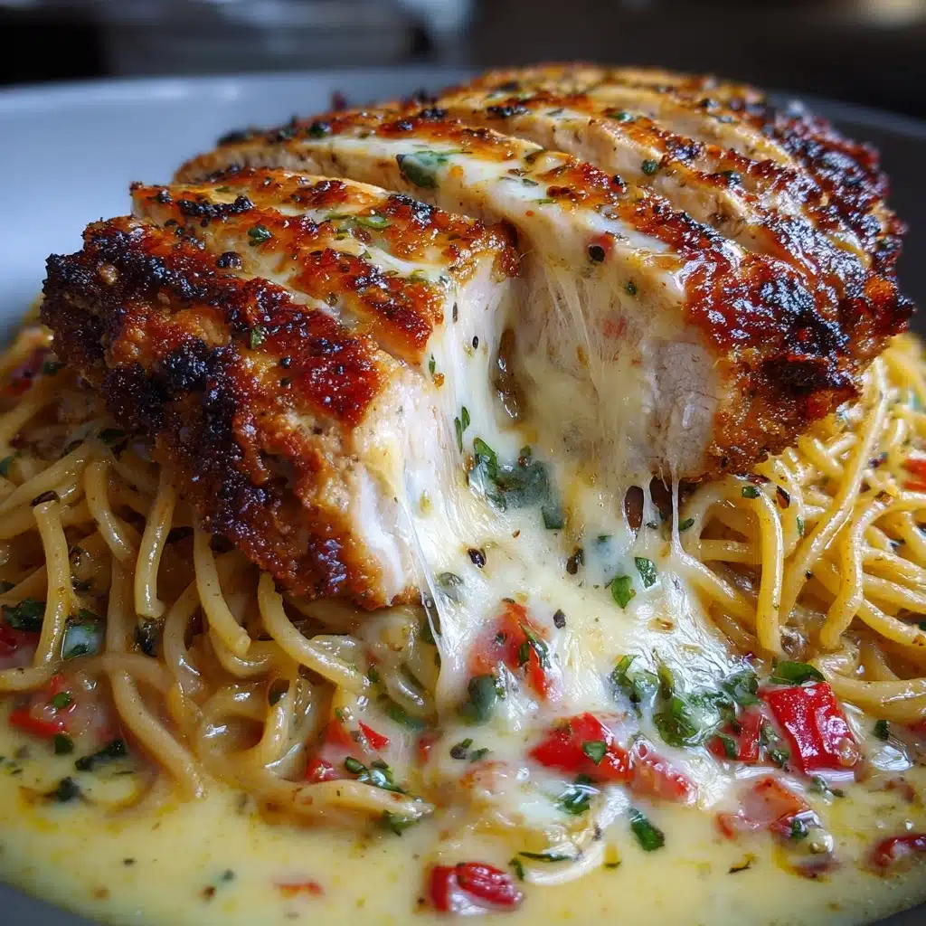 Cheesy Chicken Spaghetti Recipe - Recipe Image