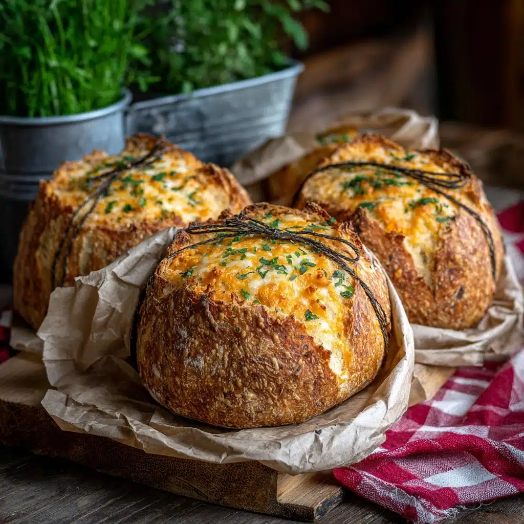 Italian Herbs Cheese Bread Recipe - Recipe Image