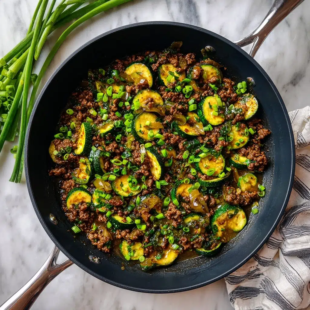 Ground Turkey Zucchini Skillet Recipe - Recipe Image