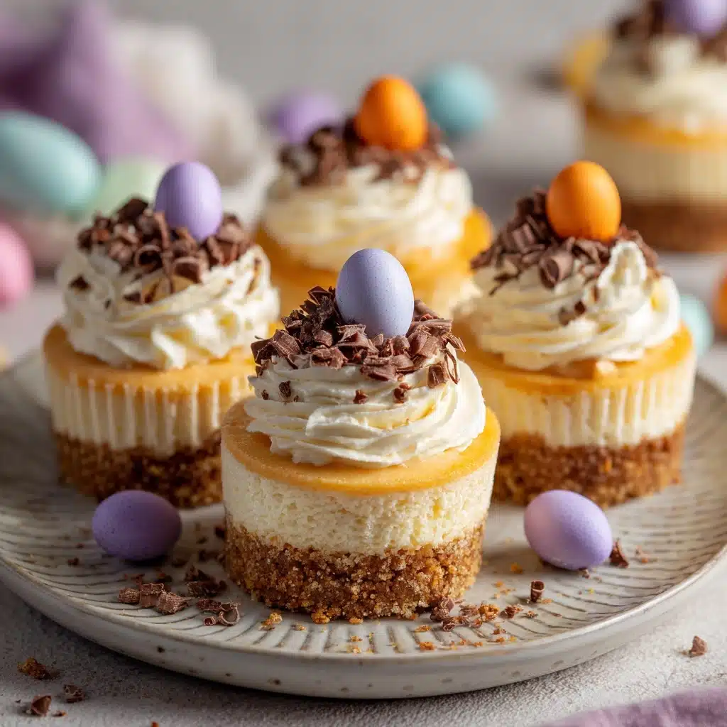Mini Easter Egg Cheesecake Bites Recipe - Recipe Image