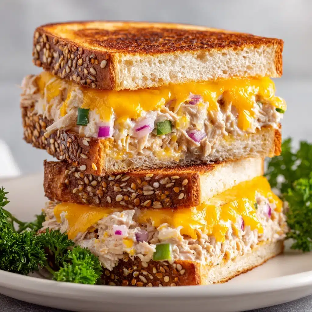 Tuna Melt Grilled Sandwiches Recipe - Recipe Image