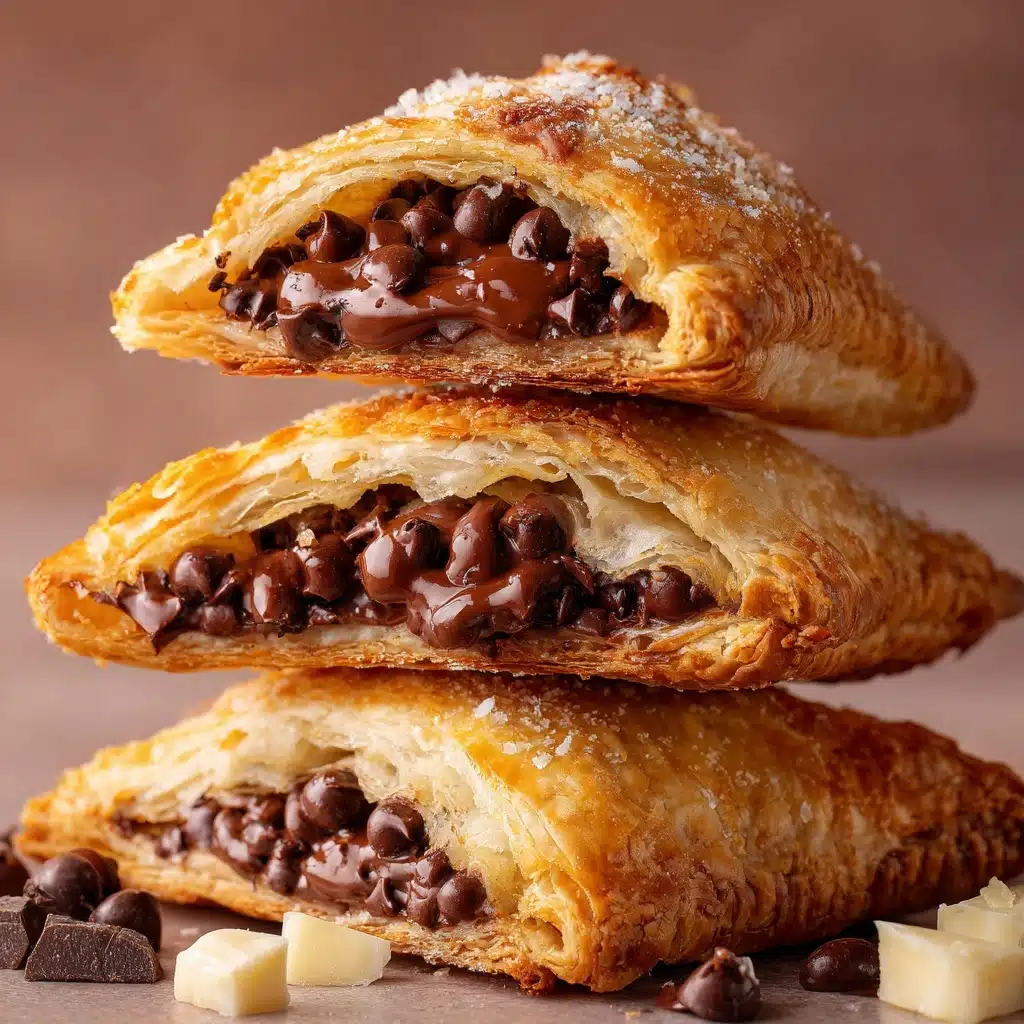 Chocolate Chip Cookie Dough Turnovers Recipe - Recipe Image