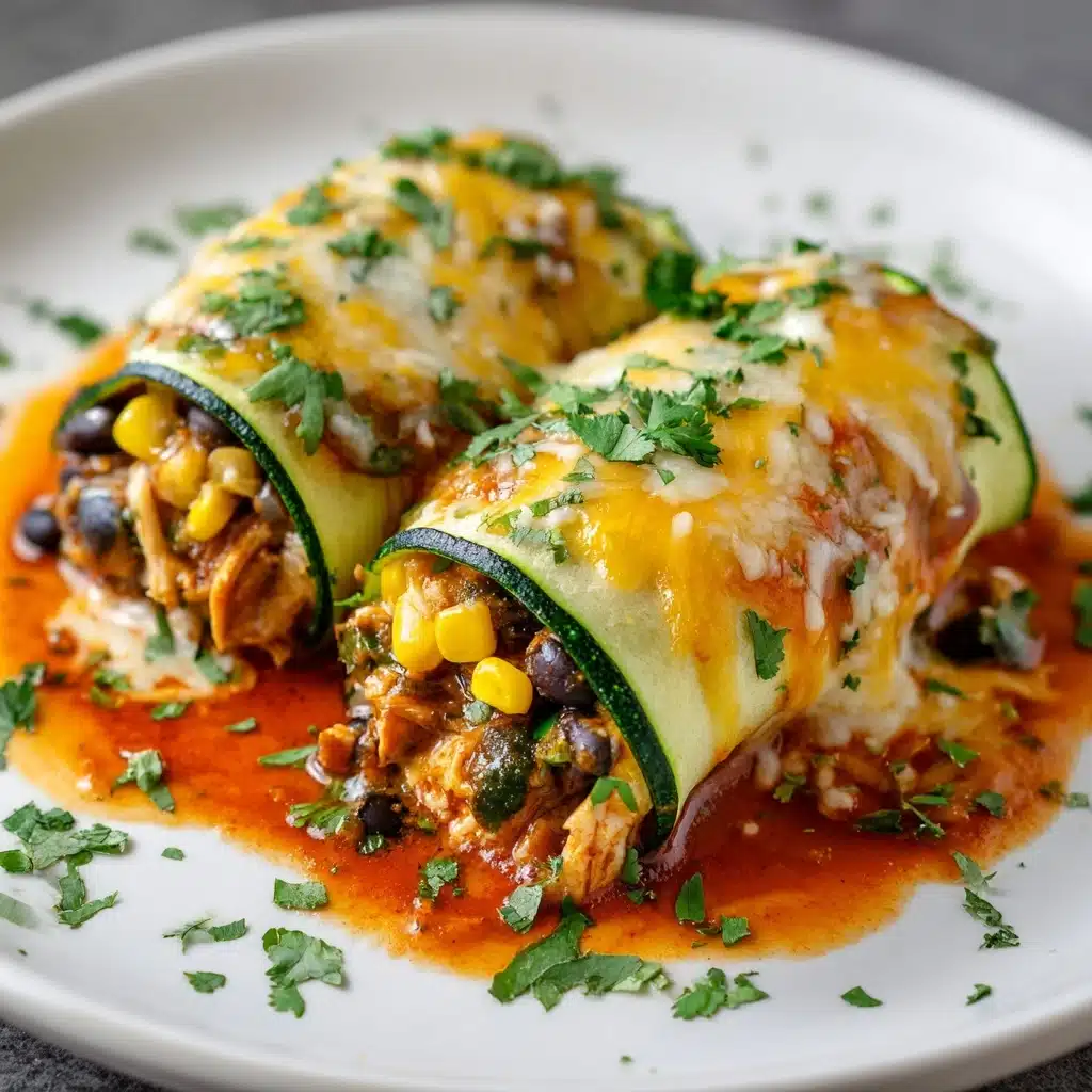 Zucchini Enchilada Roll Ups Recipe - Recipe Image