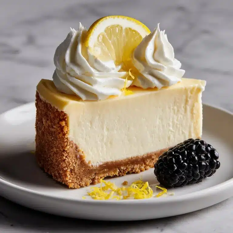 No-Bake Lemon Cheesecake Recipe