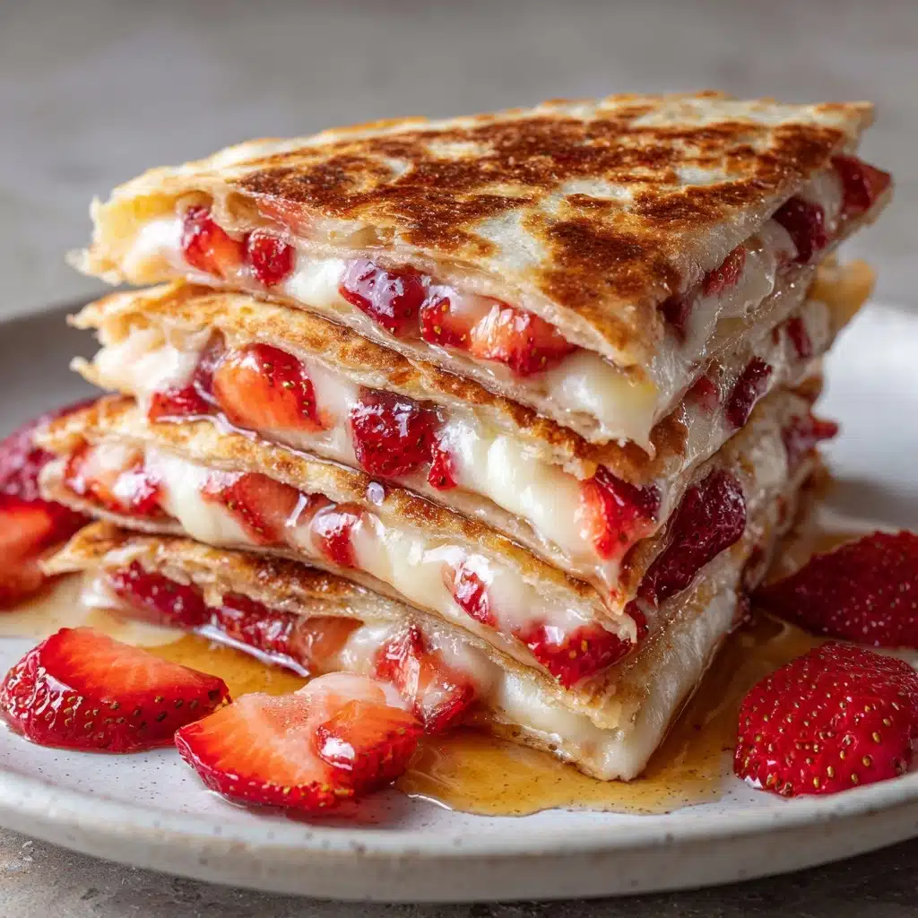 Decadent Strawberry Cheesecake Quesadillas Recipe - Recipe Image