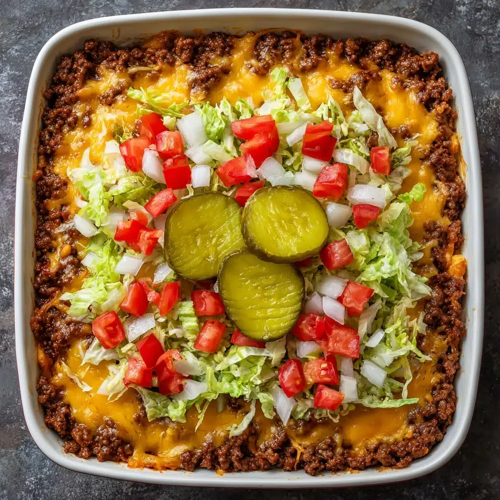 Big Mac Casserole Recipe - Recipe Image