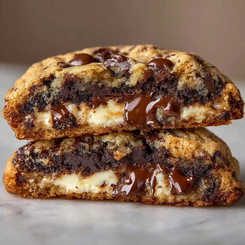 Cheesecake Stuffed Chocolate Chip Cookies Recipe - Recipe Image