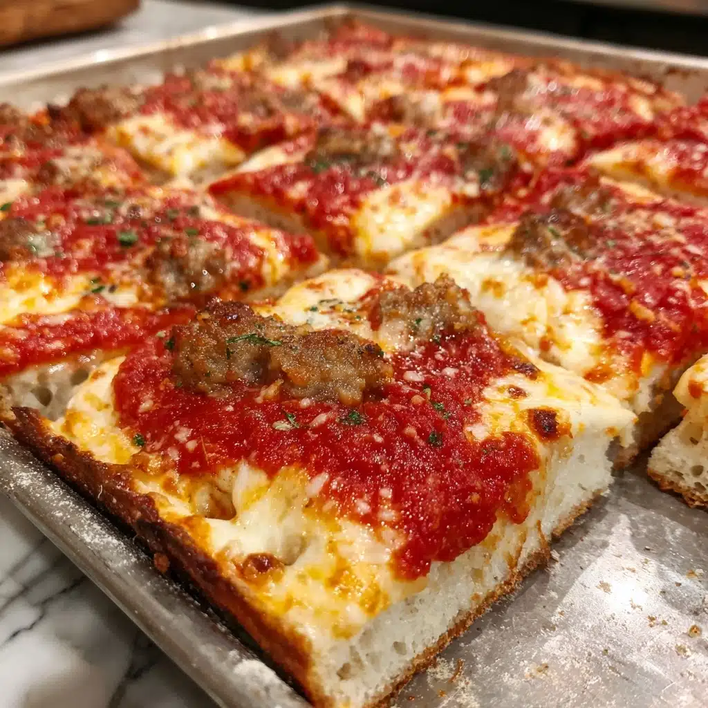 School Cafeteria-Style Pizza Recipe - Recipe Image