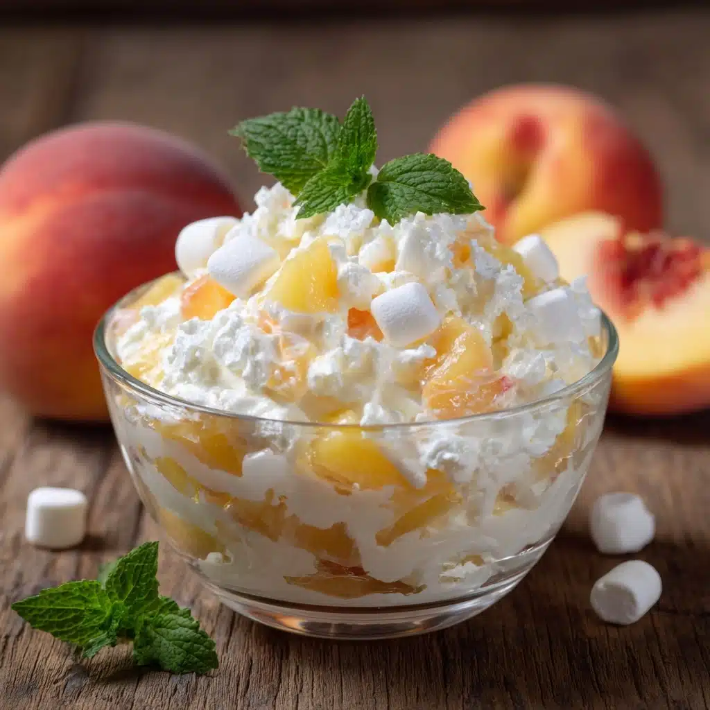 Peach Fluff Salad Recipe - Recipe Image