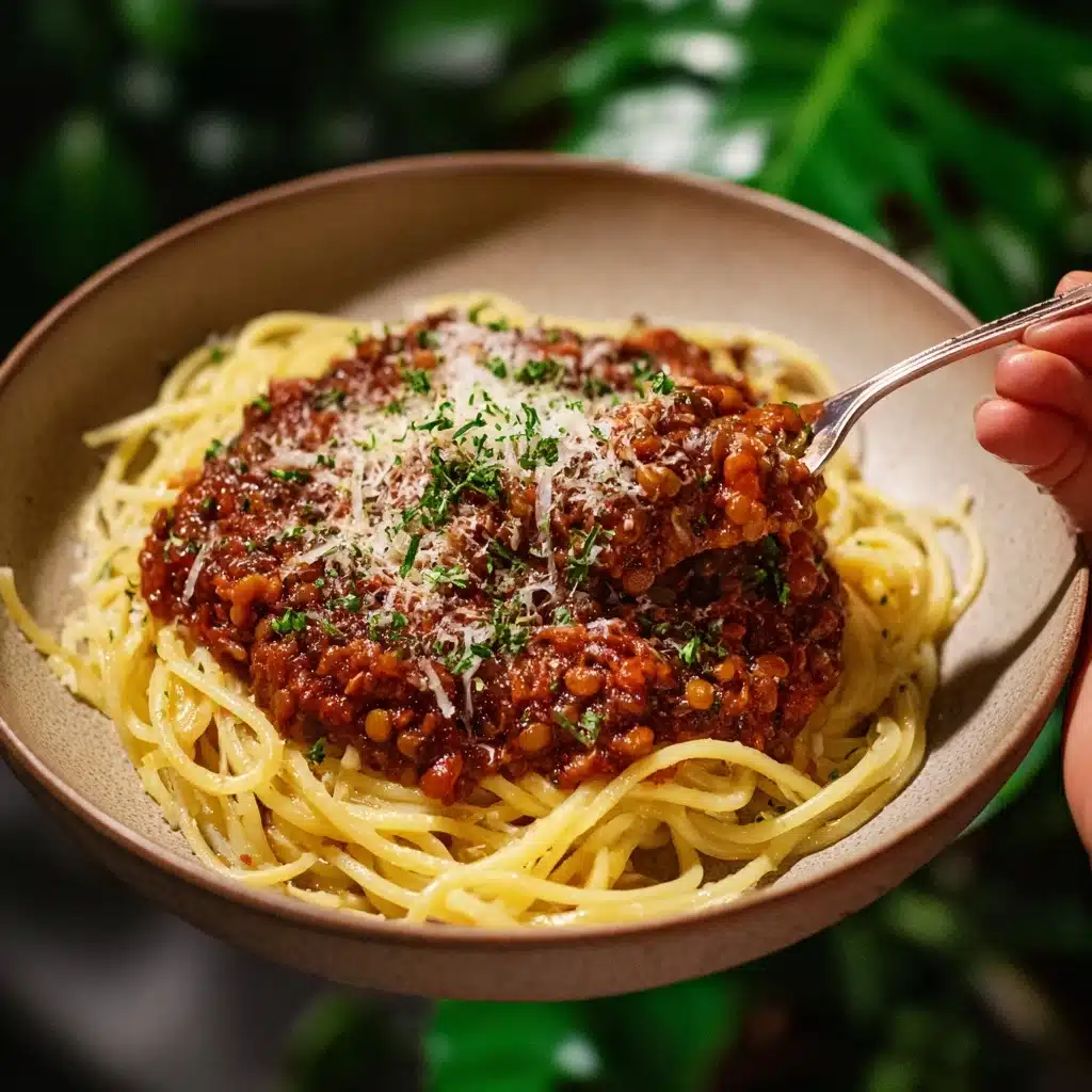 Easy Lentil Bolognese Recipe - Recipe Image