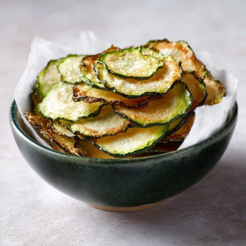 Salt and Vinegar Zucchini Chips Recipe - Recipe Image