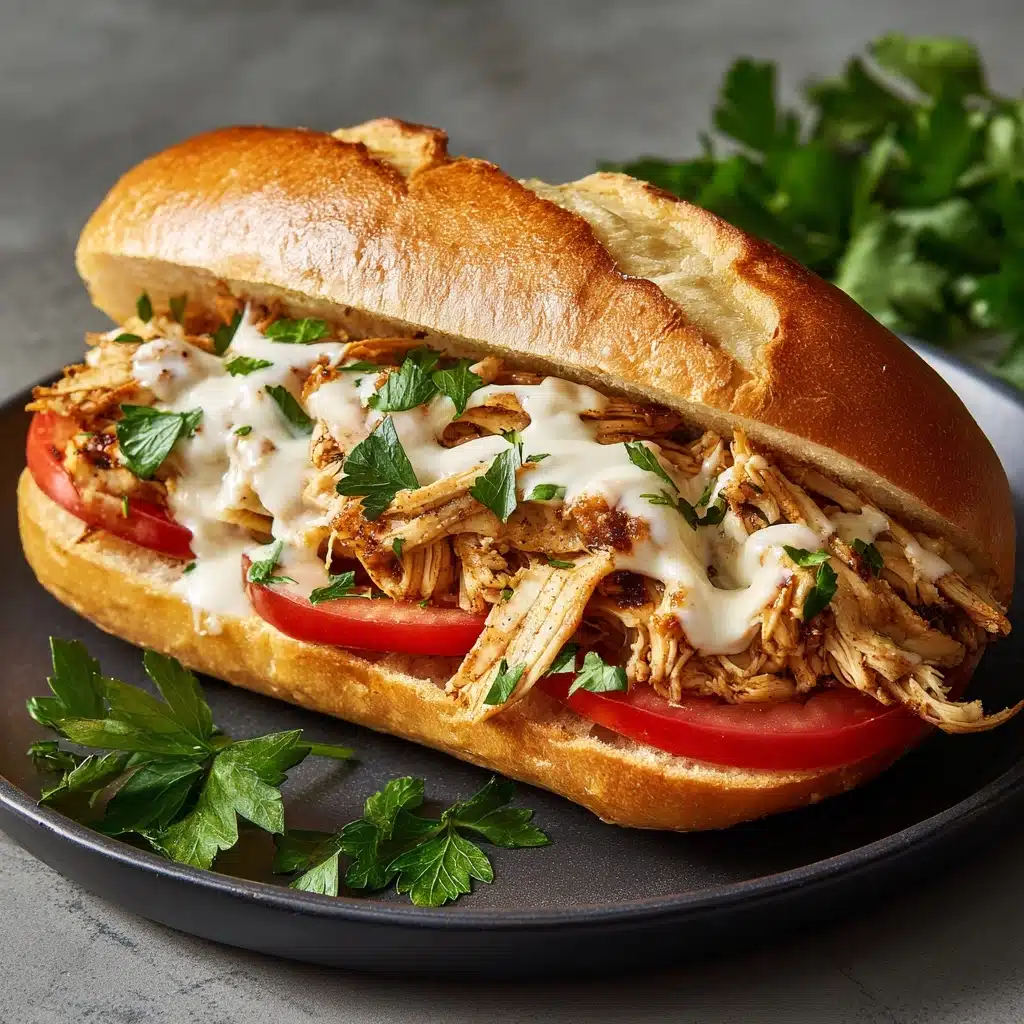 Slow Cooker Chicken Philly Sandwiches Recipe - Recipe Image