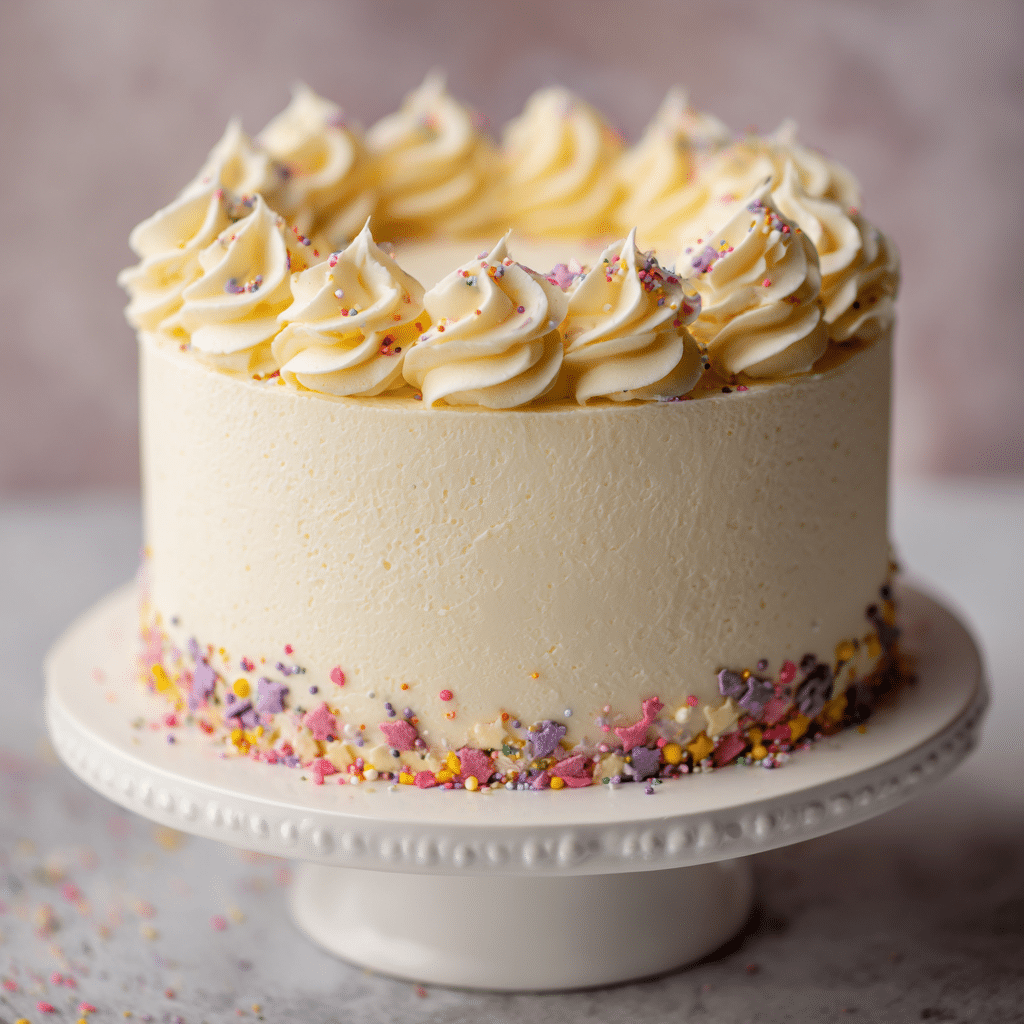 Classic White Cake Recipe - Recipe Image