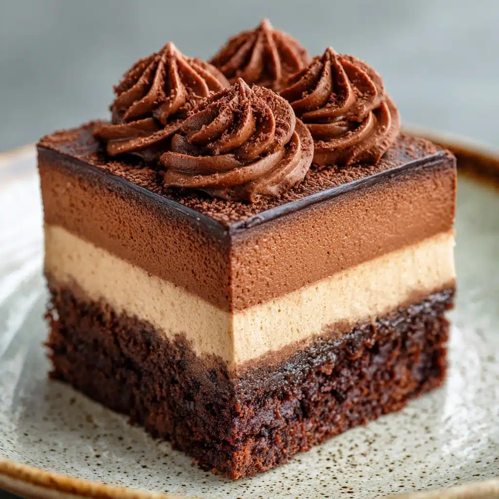 Chocolate Mousse Brownies Recipe - Recipe Image