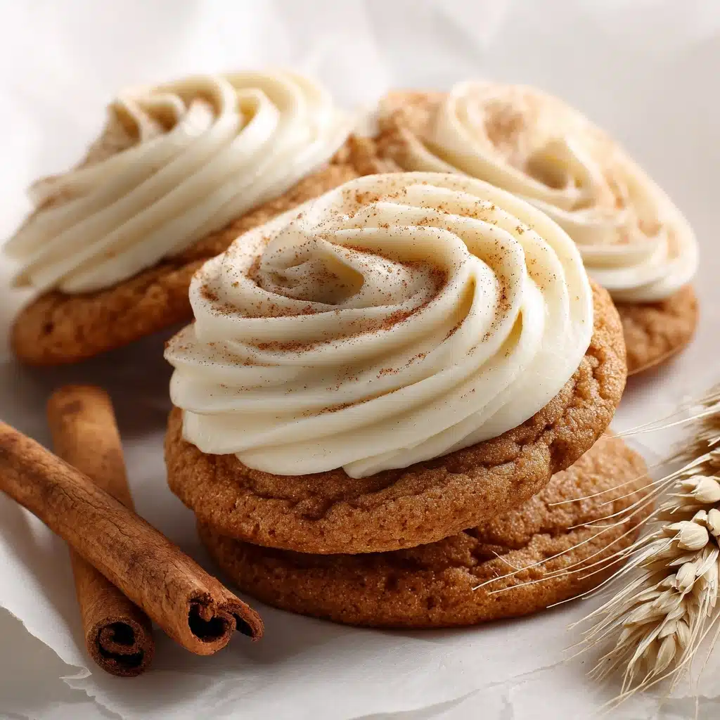 Pumpkin Cookies with Cream Cheese Frosting Recipe - Recipe Image
