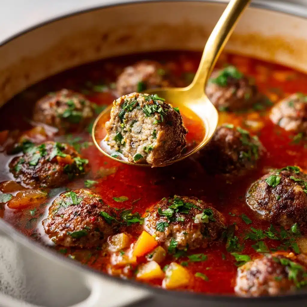 Italian Meatball Soup Recipe - Recipe Image