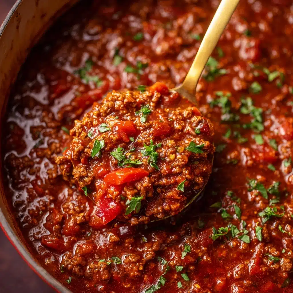 The Best Meat Sauce Recipe - Recipe Image