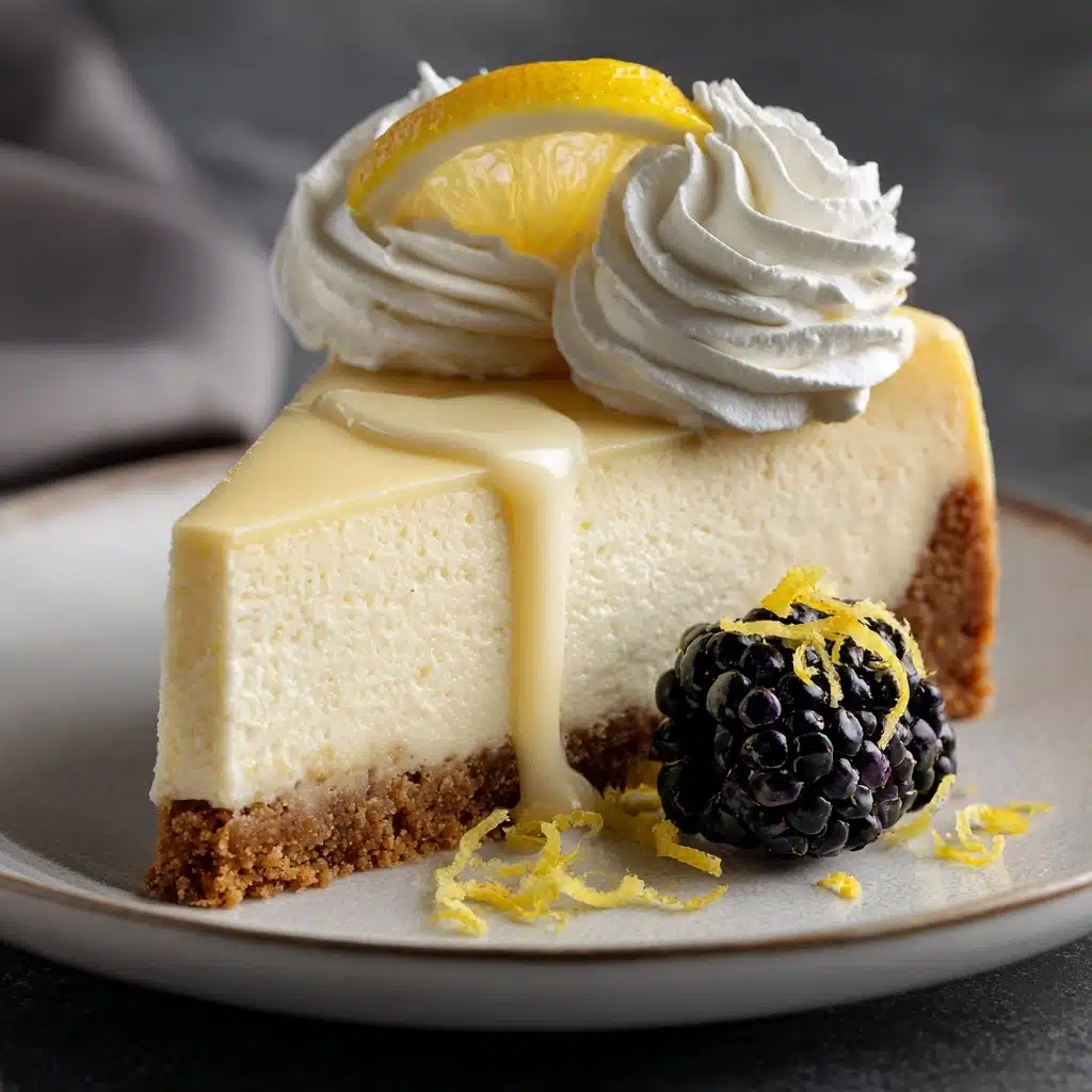 No-Bake Lemon Cheesecake Recipe - Recipe Image