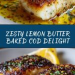Lemon Butter Baked Cod Recipe