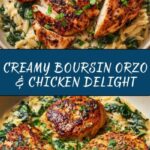 Boursin Orzo with Chicken Recipe