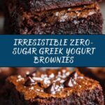 Delicious Zero-Sugar Greek Yogurt Brownies Recipe