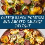 Cheesy Ranch Potatoes and Smoked Sausage Recipe