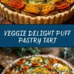 Vegetable Tart in Buttery Puff Pastry Recipe